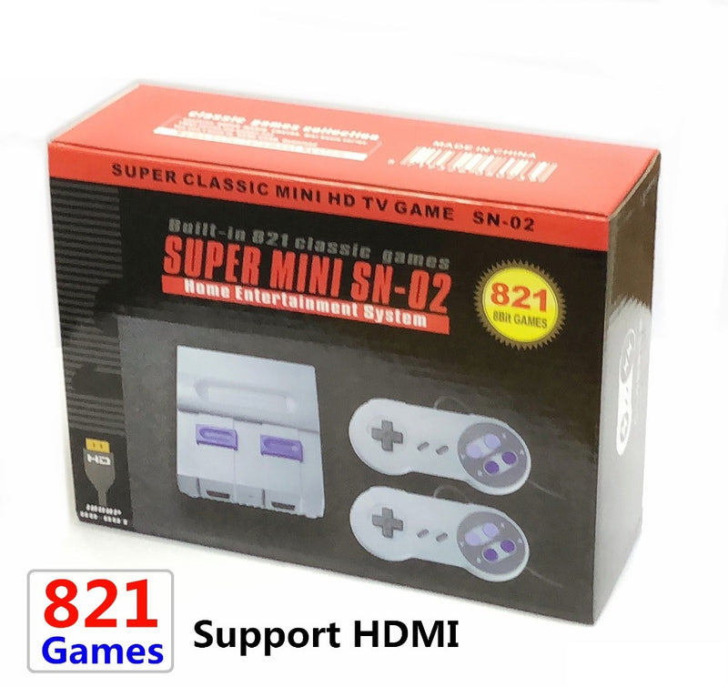 MINI NINTENDO 8 BITS 821 JOGOS - SUPORTE HDMI