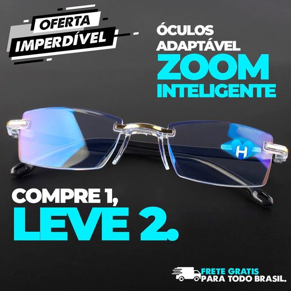 Óculos Multifocal Inteligente TR90 TITANIUM - PAGUE 1 LEVE 2 - PROMOÇÃO (ÚLTIMO DIA)