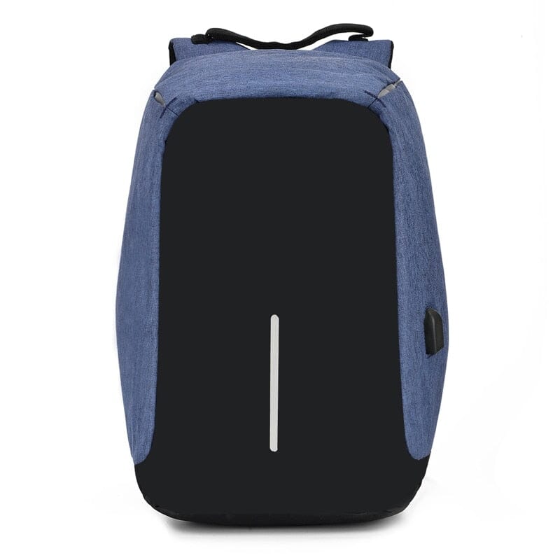 Mochila Segura Antifurto - Com entrada USB Utilla - Mil presentes para você Azul 