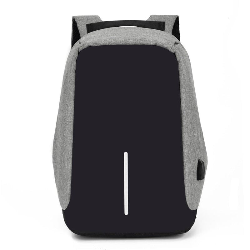 Mochila Segura Antifurto - Com entrada USB Utilla - Mil presentes para você Cinza 